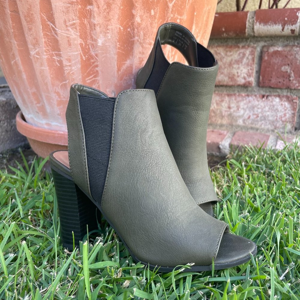 Call It Spring Open Toe Bootie - image 1
